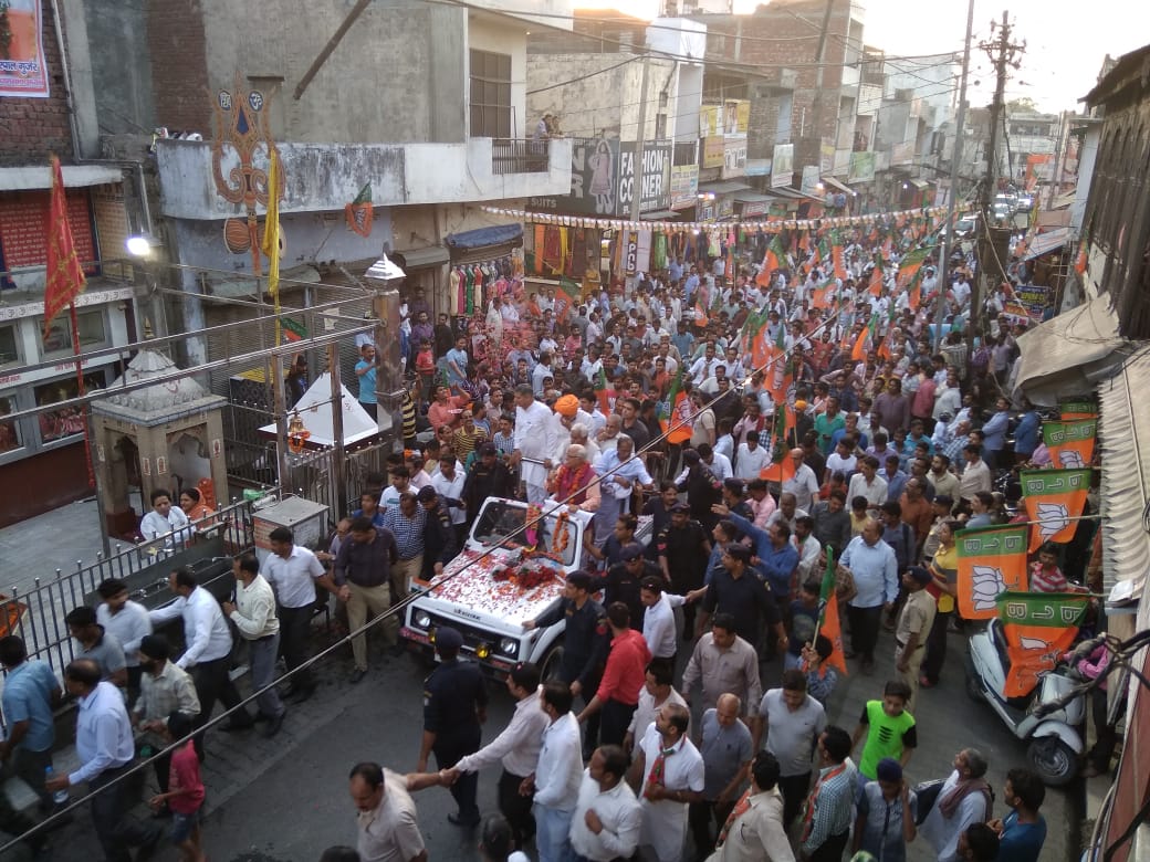 CM Haryana's Road Show in Jagadhri (Yamunanagar) Haryana