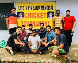छछरौली में स्वर्गीय विपिन बतरा की याद में क्रिकेट टूर्नामेंट का आयोजन हुआ।