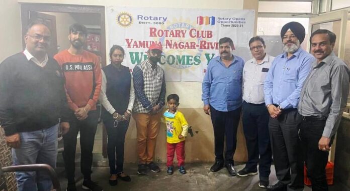 Rotary Club Yamunanagar Riviera, yamunanagar, yamunanagar hulchul, yamunanagar news, satish dhiman yamunanagar, ravinder punj,